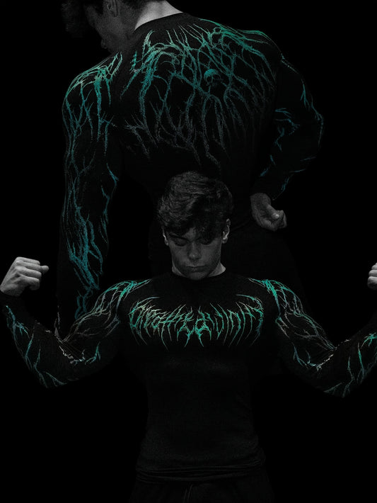 BreatheDivinity Compression Long Sleeve – Quick-Dry Muscle Fit (S–XXL) If you want even shorter / more aggressive: