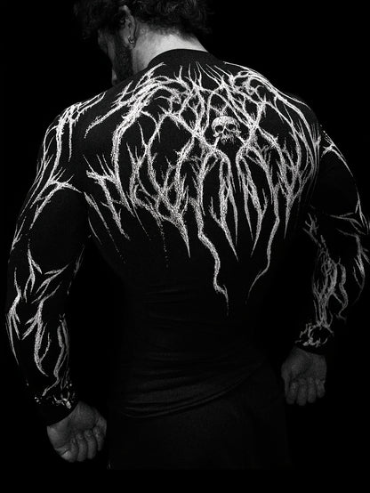 BreatheDivinity Compression Long Sleeve – Quick-Dry Muscle Fit (S–XXL)  If you want even shorter / more aggressive: