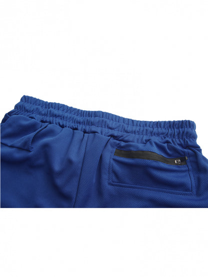 Men’s Quick-Dry 2-in-1 Compression Shorts – Anime Manga Print Double-Layer Gym & Training Shorts with Pockets