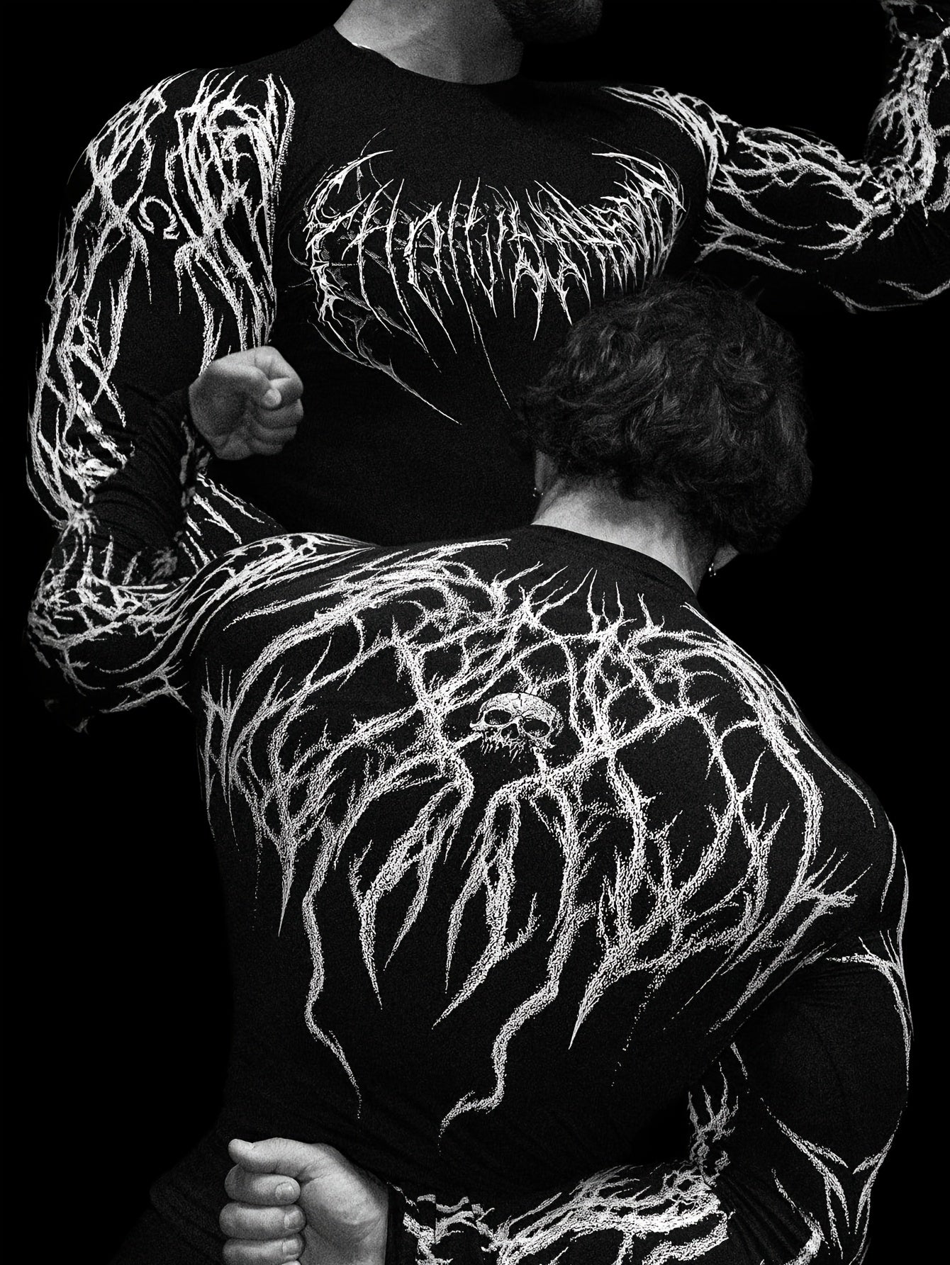 BreatheDivinity Compression Long Sleeve – Quick-Dry Muscle Fit (S–XXL)  If you want even shorter / more aggressive: