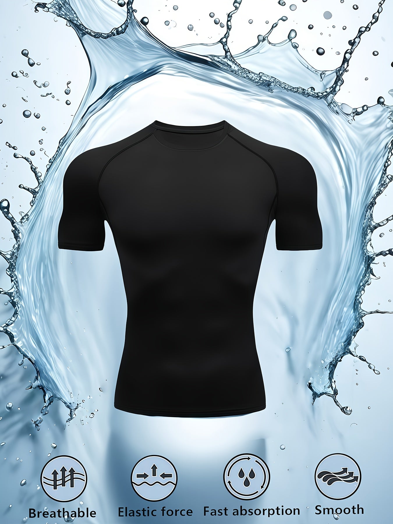 2-Pack Spider Compression Fitness Shirts – Quick-Dry Muscle Fit