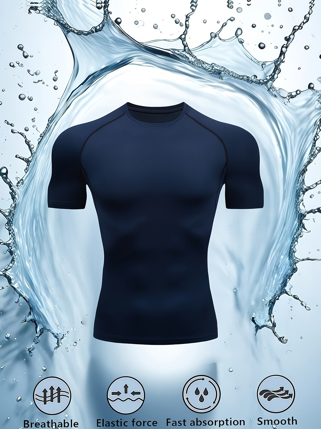 2-Pack Spider Compression Fitness Shirts – Quick-Dry Muscle Fit