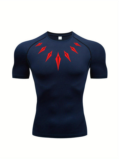 Men’s Quick-Dry Fitted Sports T-Shirt – Lightweight Slim Fit Training Tee for Gym, Running & Summer Workouts