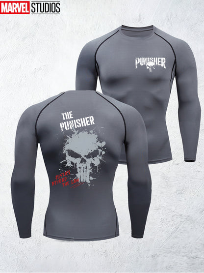 Men’s Double-Sided Compression Long Sleeve Shirt – Slim-Fit Breathable Performance Training Top