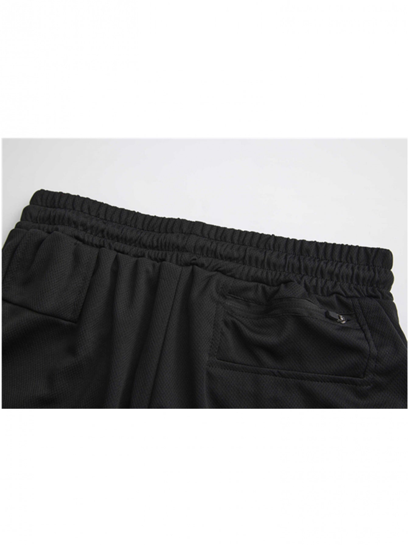 Men’s Quick-Dry 2-in-1 Compression Shorts – Anime Manga Print Double-Layer Gym & Training Shorts with Pockets