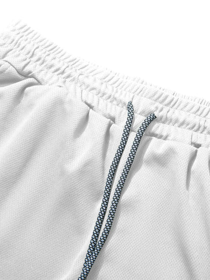 Men’s Anime-Inspired 2-in-1 Training Shorts – Versatile Double Layer Fitness Performance Shorts