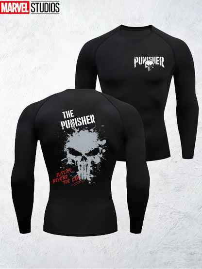 Men’s Double-Sided Compression Long Sleeve Shirt – Slim-Fit Breathable Performance Training Top