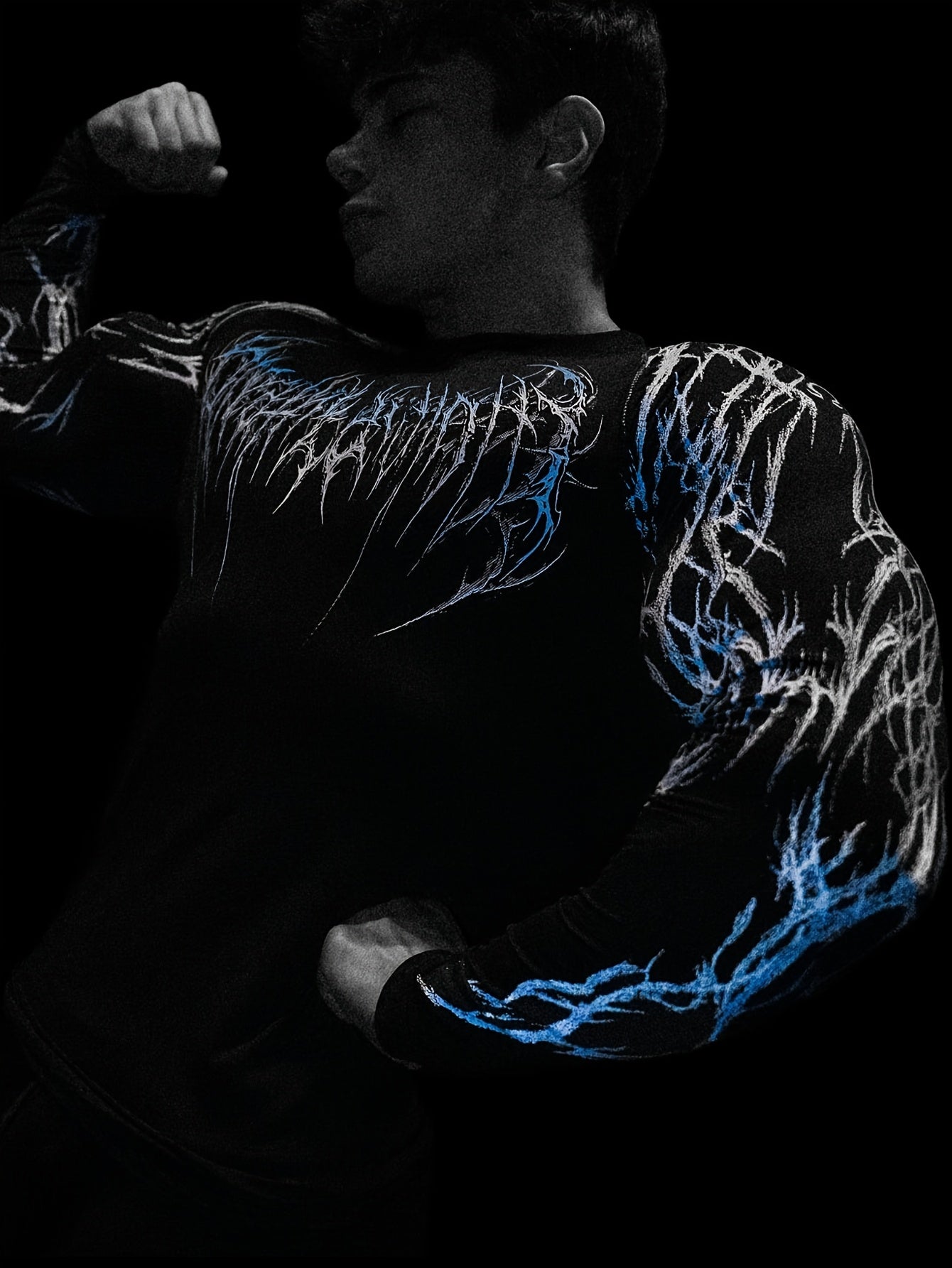 BreatheDivinity Compression Long Sleeve – Quick-Dry Muscle Fit (S–XXL)  If you want even shorter / more aggressive: