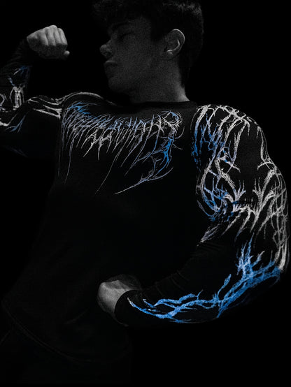 BreatheDivinity Compression Long Sleeve – Quick-Dry Muscle Fit (S–XXL)  If you want even shorter / more aggressive: