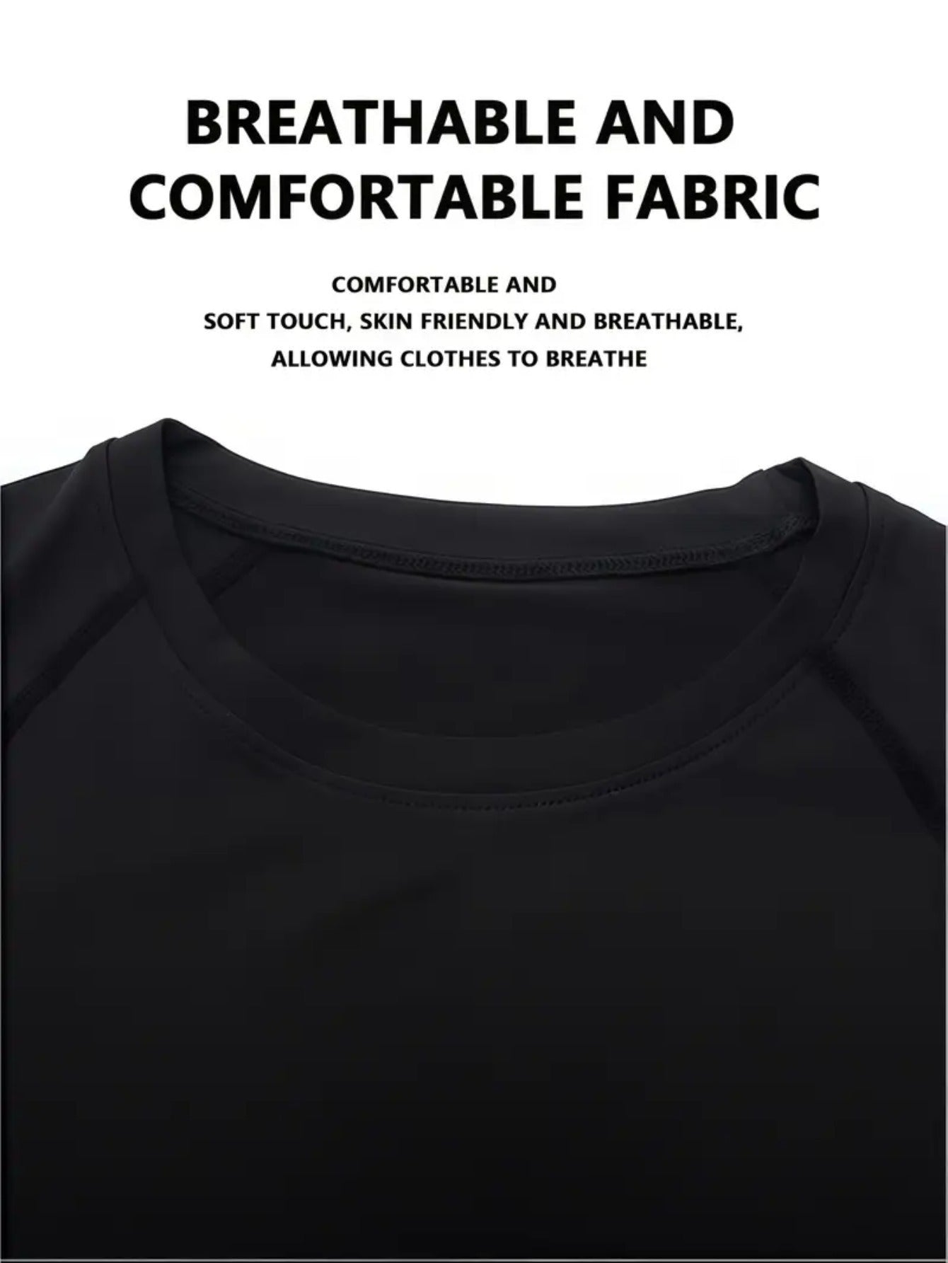 Men’s Geometric Compression Shirt – Quick-Dry Moisture-Wicking Performance Top