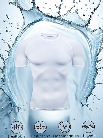 2-Pack Spider Compression Fitness Shirts – Quick-Dry Muscle Fit