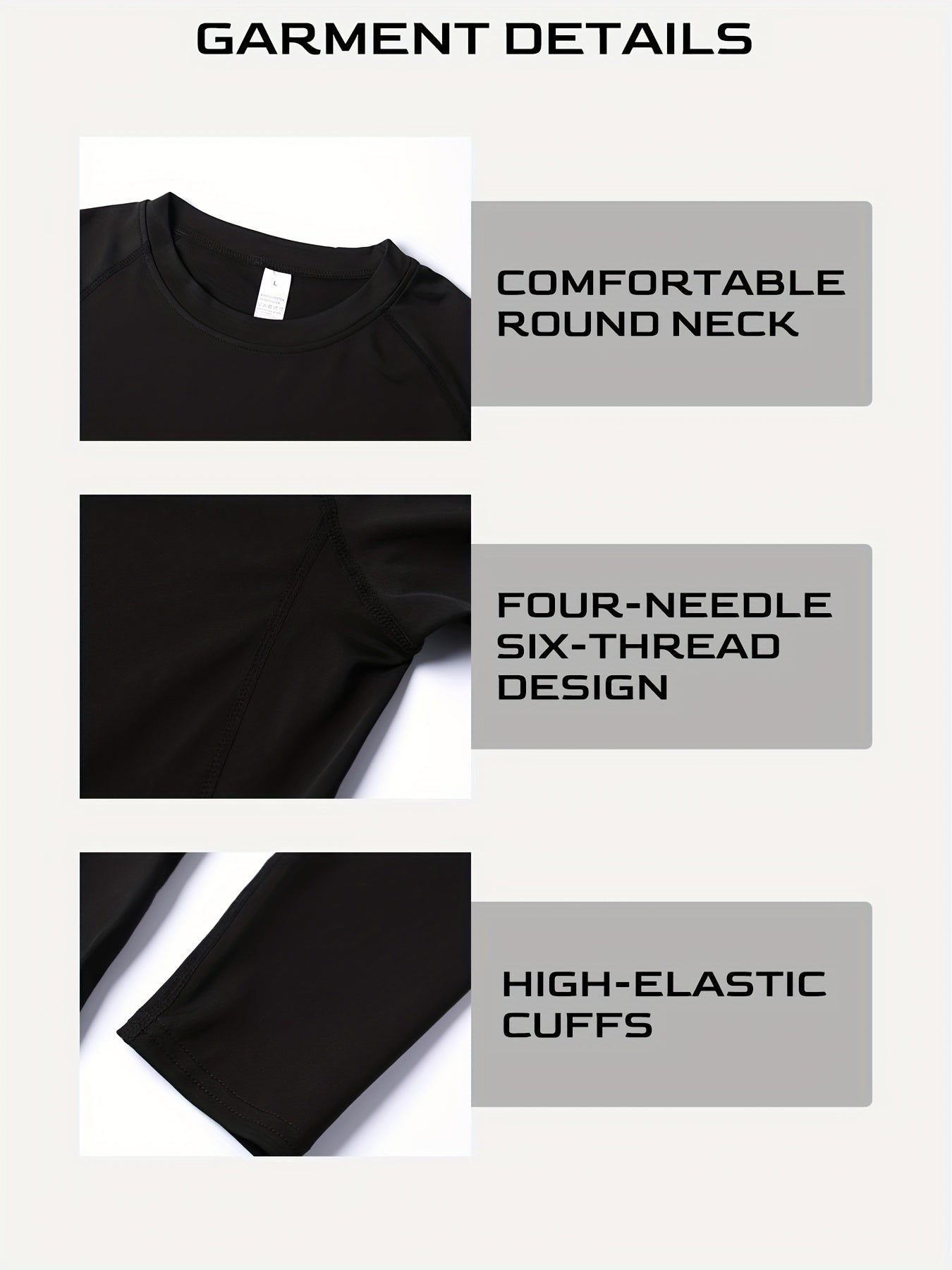 Men’s Gothic Trident & Thorn Compression Long Sleeve Shirt – Sweat-Wicking Tight-Fit Training Top for Gym & Outdoor Workouts