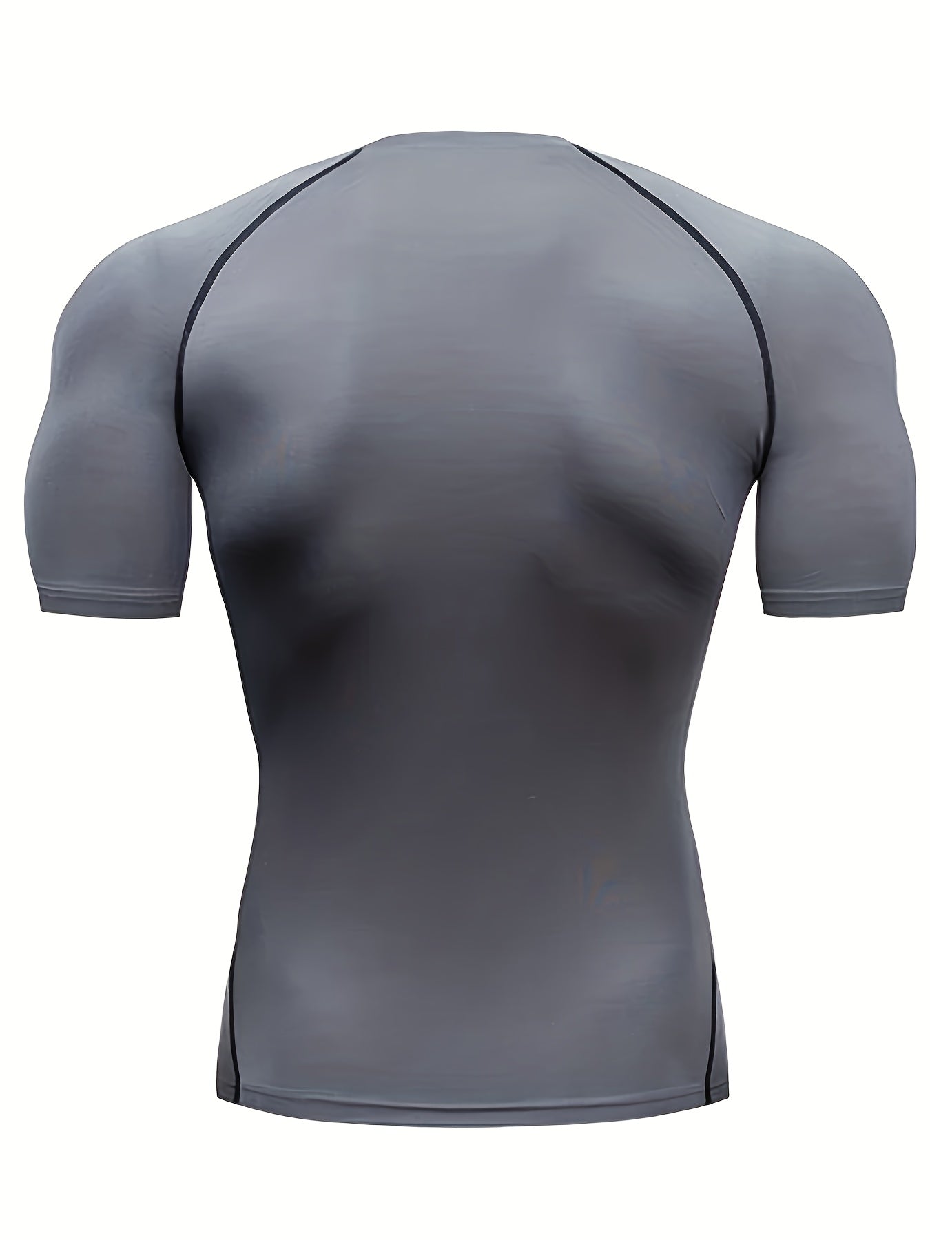 Men’s Anime Graphic Quick-Dry Compression Workout Shirt