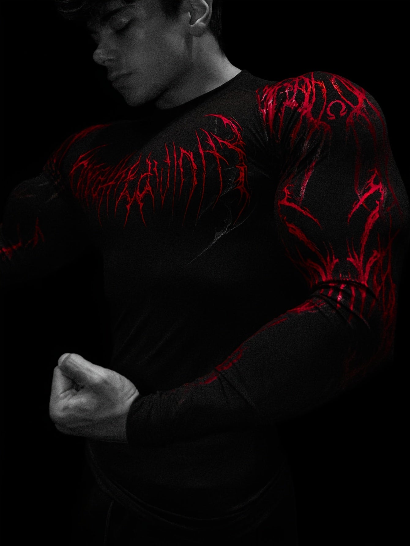 BreatheDivinity Compression Long Sleeve – Quick-Dry Muscle Fit (S–XXL)  If you want even shorter / more aggressive: