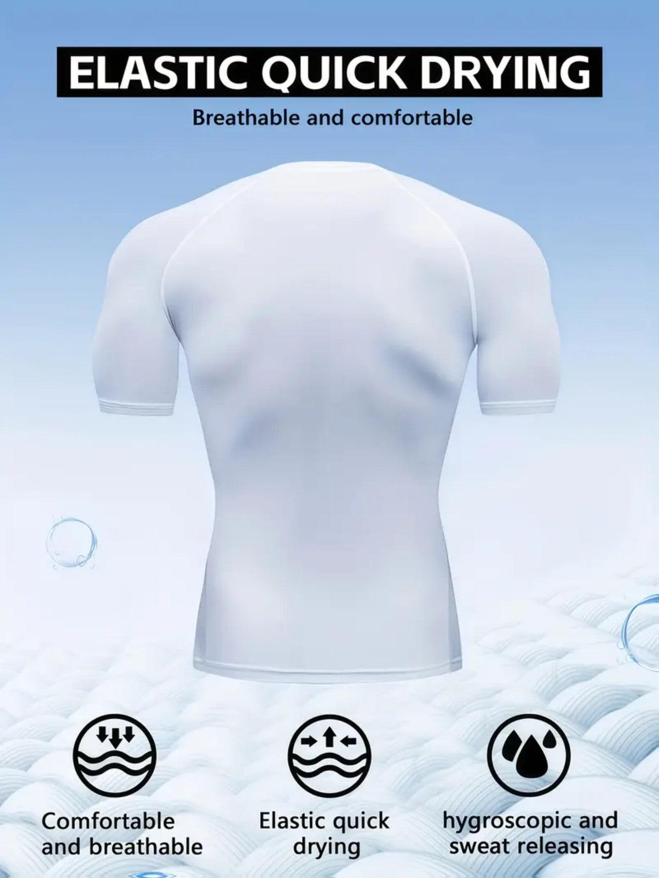 Men’s Anime-Inspired Compression T-Shirt – Quick-Dry Breathable Fitness Tee