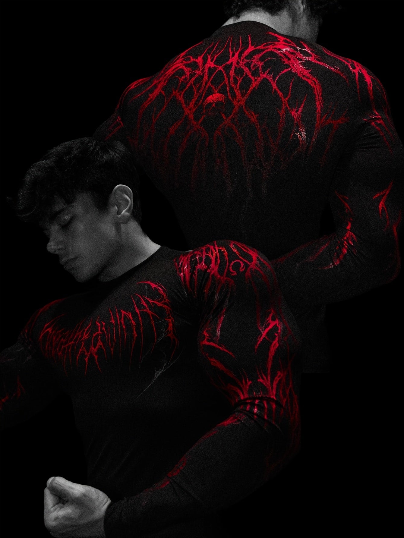 BreatheDivinity Compression Long Sleeve – Quick-Dry Muscle Fit (S–XXL)  If you want even shorter / more aggressive: