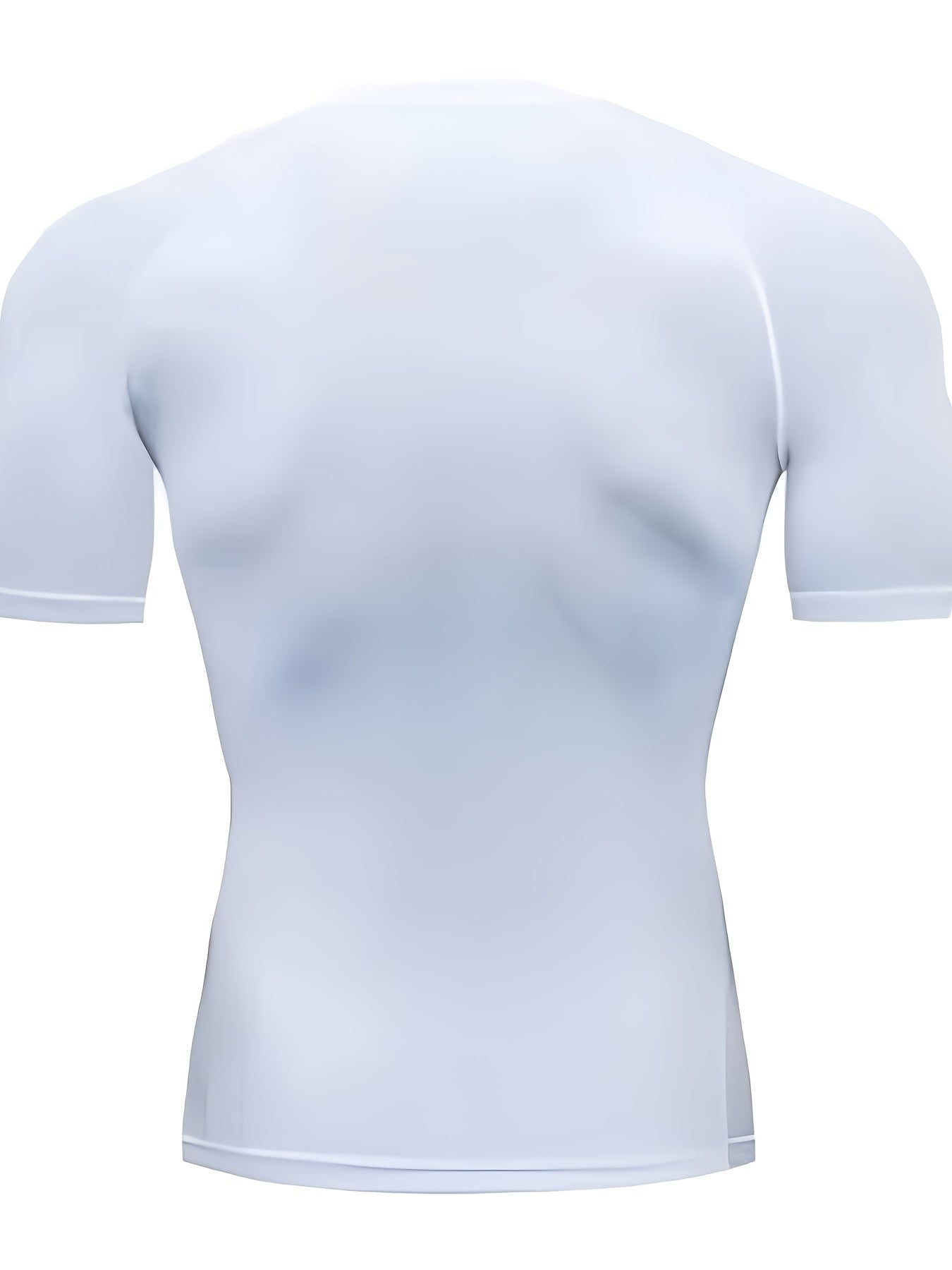 Men’s Anime Graphic Quick-Dry Compression Workout Shirt