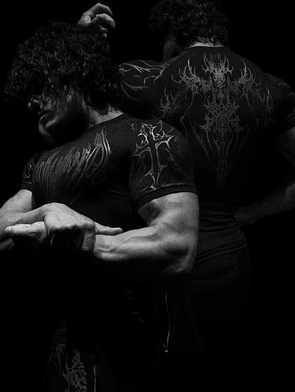 BreatheDivinity 2025 Compression T-Shirt XS-XXL – Muscle Fit, Quick-Dry, Unisex