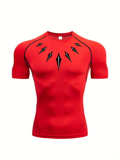Men’s Quick-Dry Fitted Sports T-Shirt – Lightweight Slim Fit Training Tee for Gym, Running & Summer Workouts