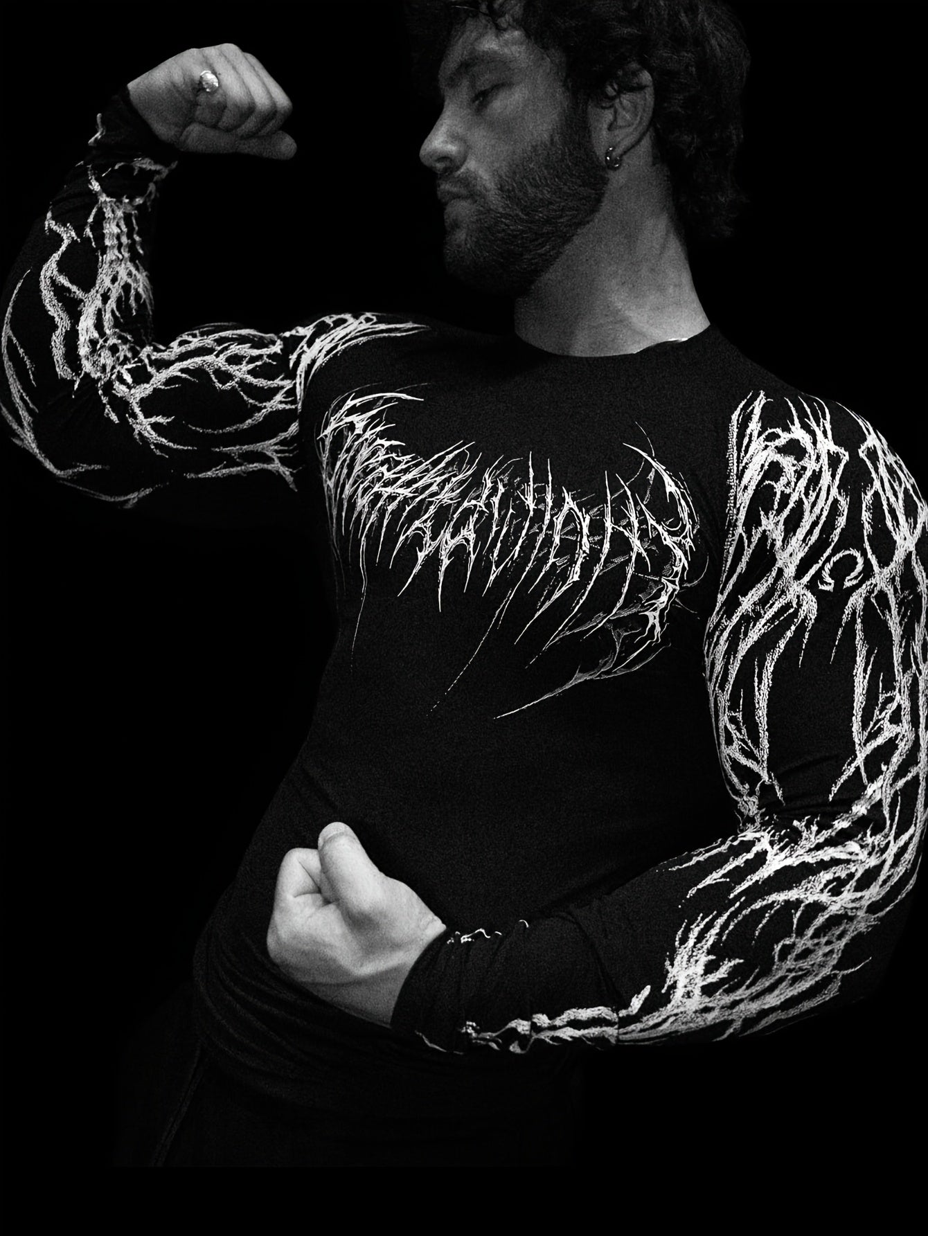 BreatheDivinity Compression Long Sleeve – Quick-Dry Muscle Fit (S–XXL)  If you want even shorter / more aggressive: