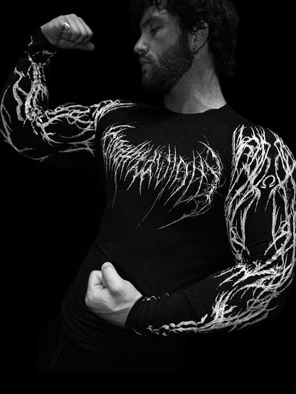 BreatheDivinity Compression Long Sleeve – Quick-Dry Muscle Fit (S–XXL)  If you want even shorter / more aggressive: