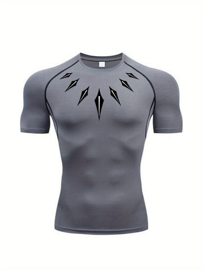 Men’s Quick-Dry Fitted Sports T-Shirt – Lightweight Slim Fit Training Tee for Gym, Running & Summer Workouts