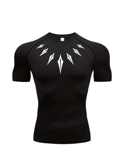 Men’s Quick-Dry Fitted Sports T-Shirt – Lightweight Slim Fit Training Tee for Gym, Running & Summer Workouts