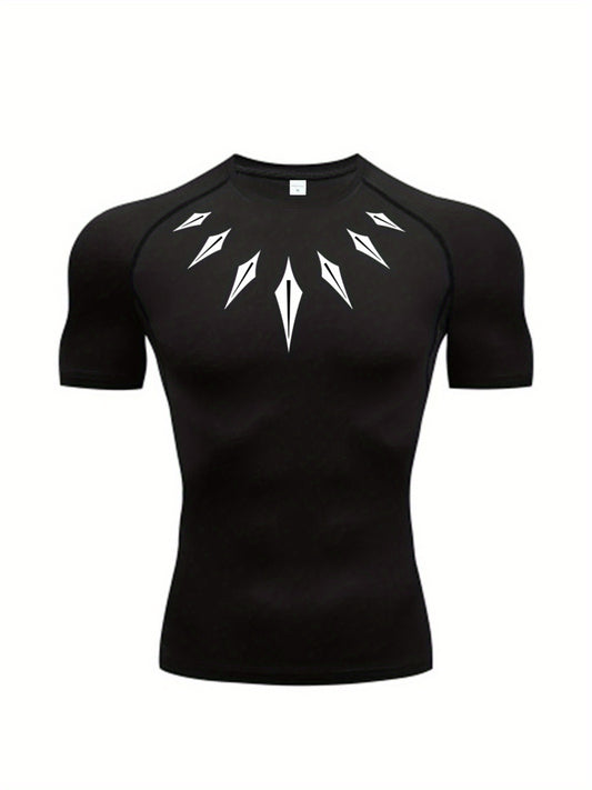 Men’s Quick-Dry Fitted Sports T-Shirt – Lightweight Slim Fit Training Tee for Gym, Running & Summer Workouts