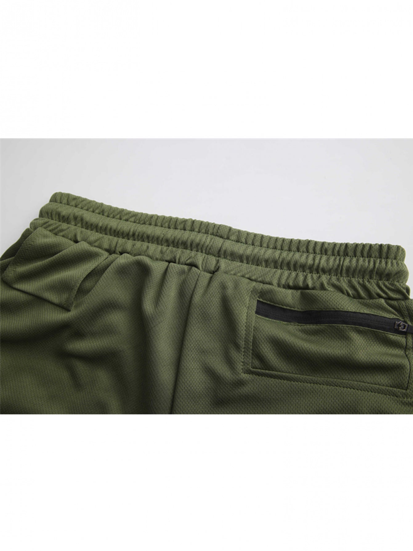 Men’s Quick-Dry 2-in-1 Compression Shorts – Anime Manga Print Double-Layer Gym & Training Shorts with Pockets