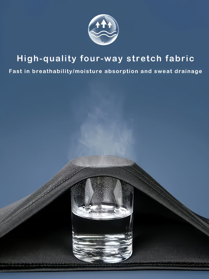 Men’s Breathable Compression T-Shirt – Sweat-Wicking Stretch Fit Muscle-Contour Workout Top with Printed Design